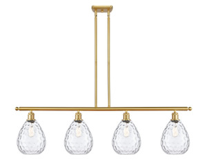 Waverly - 4 Light - 48 inch - Satin Gold - Cord hung - Island Light (516-4I-SG-G372-LED)