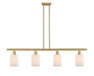 Hadley - 4 Light - 48 inch - Satin Gold - Cord hung - Island Light (516-4I-SG-G341-LED)
