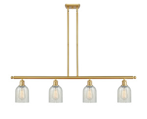 Caledonia - 4 Light - 48 inch - Satin Gold - Cord hung - Island Light (516-4I-SG-G2511)