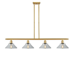 Orwell - 4 Light - 48 inch - Satin Gold - Cord hung - Island Light (516-4I-SG-G132-LED)