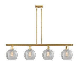 Athens - 4 Light - 48 inch - Satin Gold - Cord hung - Island Light (516-4I-SG-G125)
