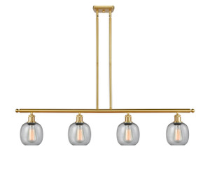 Belfast - 4 Light - 48 inch - Satin Gold - Cord hung - Island Light (516-4I-SG-G104)
