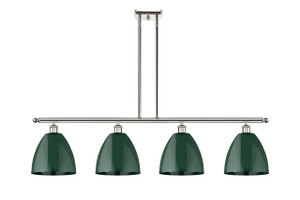 Plymouth - 4 Light - 48 inch - Polished Nickel - Cord hung - Island Light (516-4I-PN-MBD-9-GR)