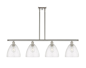 Bristol - 4 Light - 48 inch - Polished Nickel - Cord hung - Island Light (516-4I-PN-GBD-94-LED)