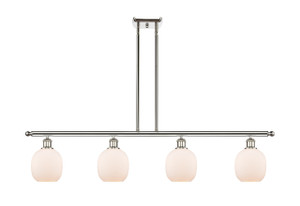 Belfast - 4 Light - 48 inch - Polished Nickel - Cord hung - Island Light (516-4I-PN-G101)