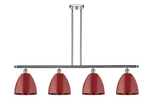Plymouth - 4 Light - 48 inch - Polished Chrome - Cord hung - Island Light (516-4I-PC-MBD-9-RD-LED)