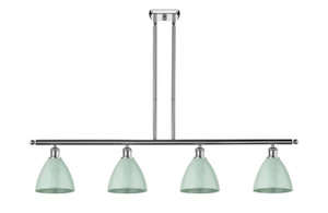 Plymouth - 4 Light - 48 inch - Polished Chrome - Cord hung - Island Light (516-4I-PC-MBD-75-SF)