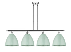 Plymouth - 4 Light - 50 inch - Polished Chrome - Cord hung - Island Light (516-4I-PC-MBD-12-SF)