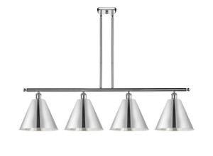 Berkshire - 4 Light - 50 inch - Polished Chrome - Cord hung - Island Light (516-4I-PC-MBC-12-PC-LED)