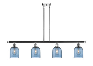 Bella - 4 Light - 48 inch - Polished Chrome - Cord hung - Island Light (516-4I-PC-G558-6BL)