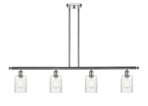 Hadley - 4 Light - 48 inch - Polished Chrome - Cord hung - Island Light (516-4I-PC-G342-LED)