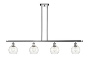 Athens - 4 Light - 48 inch - Polished Chrome - Cord hung - Island Light (516-4I-PC-G122-6-LED)
