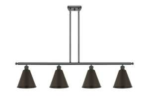 Berkshire - 4 Light - 48 inch - Oil Rubbed Bronze - Cord hung - Island Light (516-4I-OB-MBC-8-OB)