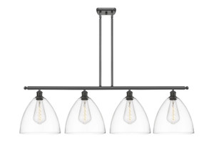 Bristol - 4 Light - 50 inch - Oil Rubbed Bronze - Cord hung - Island Light (516-4I-OB-GBD-122-LED)