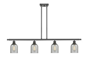 Caledonia - 4 Light - 48 inch - Oil Rubbed Bronze - Cord hung - Island Light (516-4I-OB-G257-LED)