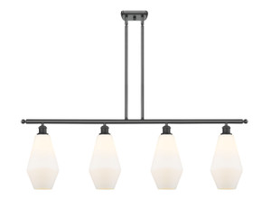 Cindyrella - 4 Light - 48 inch - Matte Black - Cord hung - Island Light (516-4I-BK-G651-7)