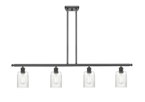 Hadley - 4 Light - 48 inch - Matte Black - Cord hung - Island Light (516-4I-BK-G342-LED)