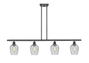 Salina - 4 Light - 48 inch - Matte Black - Cord hung - Island Light (516-4I-BK-G292)