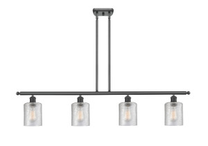 Cobbleskill - 4 Light - 48 inch - Matte Black - Cord hung - Island Light (516-4I-BK-G112)