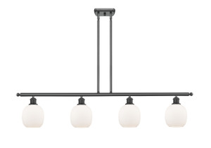 Belfast - 4 Light - 48 inch - Matte Black - Cord hung - Island Light (516-4I-BK-G101)