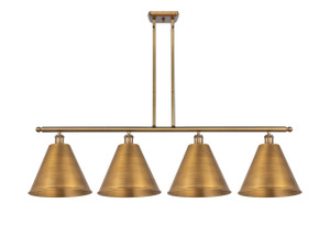 Berkshire - 4 Light - 50 inch - Brushed Brass - Cord hung - Island Light (516-4I-BB-MBC-12-BB)