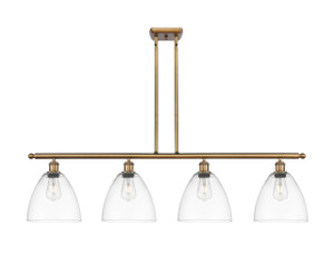 Bristol - 4 Light - 48 inch - Brushed Brass - Cord hung - Island Light (516-4I-BB-GBD-92)