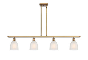 Brookfield - 4 Light - 48 inch - Brushed Brass - Cord hung - Island Light (516-4I-BB-G441)