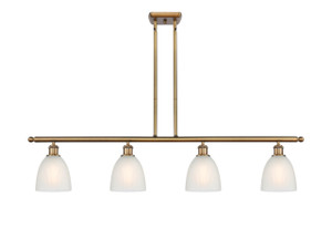 Castile - 4 Light - 48 inch - Brushed Brass - Cord hung - Island Light (516-4I-BB-G381)