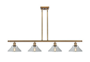 Orwell - 4 Light - 48 inch - Brushed Brass - Cord hung - Island Light (516-4I-BB-G132)