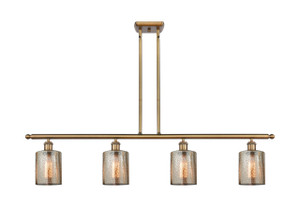 Cobbleskill - 4 Light - 48 inch - Brushed Brass - Cord hung - Island Light (516-4I-BB-G116-LED)