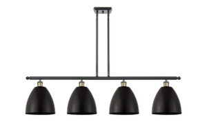 Bristol - 4 Light - 48 inch - Black Antique Brass - Cord hung - Island Light (516-4I-BAB-MBD-9-BK-LED)