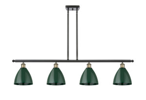 Plymouth - 4 Light - 48 inch - Black Antique Brass - Cord hung - Island Light (516-4I-BAB-MBD-75-GR)