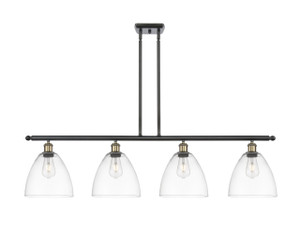 Bristol - 4 Light - 48 inch - Black Antique Brass - Cord hung - Island Light (516-4I-BAB-GBD-92-LED)
