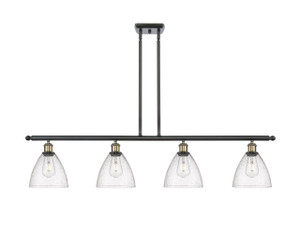 Bristol - 4 Light - 48 inch - Black Antique Brass - Cord hung - Island Light (516-4I-BAB-GBD-754-LED)