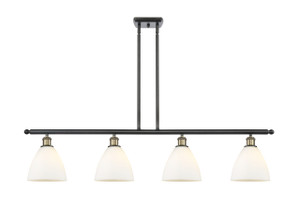 Bristol - 4 Light - 48 inch - Black Antique Brass - Cord hung - Island Light (516-4I-BAB-GBD-751-LED)