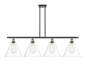 Berkshire - 4 Light - 50 inch - Black Antique Brass - Cord hung - Island Light (516-4I-BAB-GBC-122)