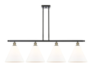 Berkshire - 4 Light - 50 inch - Black Antique Brass - Cord hung - Island Light (516-4I-BAB-GBC-121)
