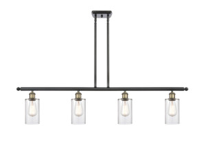 Clymer - 4 Light - 48 inch - Black Antique Brass - Cord hung - Island Light (516-4I-BAB-G802)
