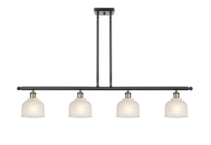 Dayton - 4 Light - 48 inch - Black Antique Brass - Cord hung - Island Light (516-4I-BAB-G411-LED)