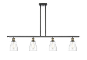 Ellery - 4 Light - 48 inch - Black Antique Brass - Cord hung - Island Light (516-4I-BAB-G394)