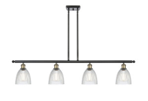 Castile - 4 Light - 48 inch - Black Antique Brass - Cord hung - Island Light (516-4I-BAB-G382)