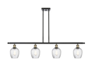 Salina - 4 Light - 48 inch - Black Antique Brass - Cord hung - Island Light (516-4I-BAB-G292-LED)