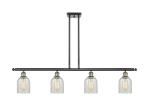 Caledonia - 4 Light - 48 inch - Black Antique Brass - Cord hung - Island Light (516-4I-BAB-G2511)