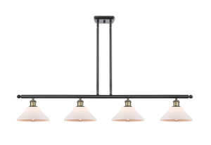 Orwell - 4 Light - 48 inch - Black Antique Brass - Cord hung - Island Light (516-4I-BAB-G131-LED)