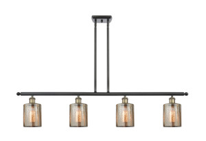 Cobbleskill - 4 Light - 48 inch - Black Antique Brass - Cord hung - Island Light (516-4I-BAB-G116)