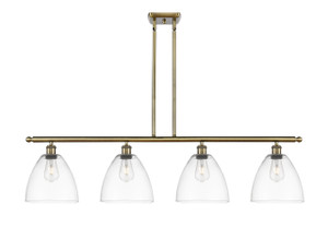 Bristol - 4 Light - 48 inch - Antique Brass - Cord hung - Island Light (516-4I-AB-GBD-92-LED)