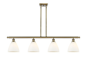 Bristol - 4 Light - 48 inch - Antique Brass - Cord hung - Island Light (516-4I-AB-GBD-751)