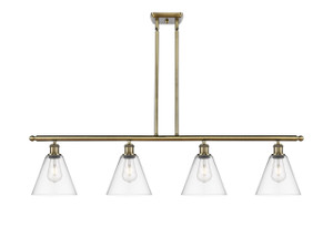 Berkshire - 4 Light - 48 inch - Antique Brass - Cord hung - Island Light (516-4I-AB-GBC-82)