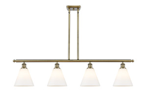 Berkshire - 4 Light - 48 inch - Antique Brass - Cord hung - Island Light (516-4I-AB-GBC-81)