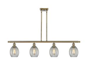 Eaton - 4 Light - 48 inch - Antique Brass - Cord hung - Island Light (516-4I-AB-G82-LED)
